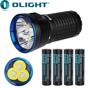 Olight X7 Marauder 9000Lm 6 Modes 3xCree LED Flashlight w/ HDC3500mah battery *4