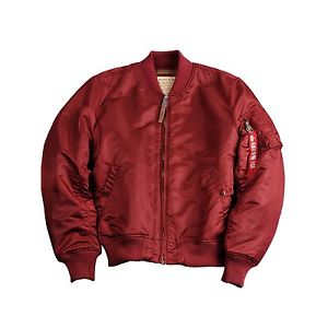 ALPHA INDUSTRIES MA-1 VF 59 BORDEAUX VESTE D'AVIATEUR BLOUSON BOMBARDIER
