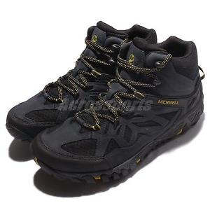 Merrell All Out Blaze Vent Mid GTX Black Mens Outdoors Hiking Shoes ML35897