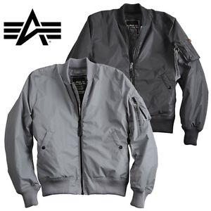 Alpha Industries Veste Homme MA-1 VF Réfléchissante - S M L XL XXL 3XL NEUF