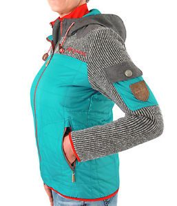 Almgwand Hehenberg Damen Kapuzenjacke türkis