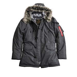 ALPHA INDUSTRIES N3-B VF RÉFLÉCHISSANT PARKA EN AVEC CAPUCHE