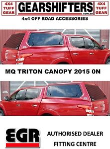 EGR CANOPY MITSUBISHI TRITON  MQ 2015 ONWARDS 4WD 4X4 4X2 FREE FREIGHT