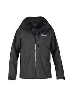 BERGHAUS ISLAND PEAK SHELL JKT AM DARK GREY/BLACK