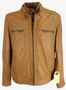 Camel active Homme Veste Cuir Agneau Véritable cognac neuf 7888 2. Choix