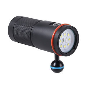 MK-56A Lampe Torche de Plongée Sous Marine Etanche  Noir de haute Qualité