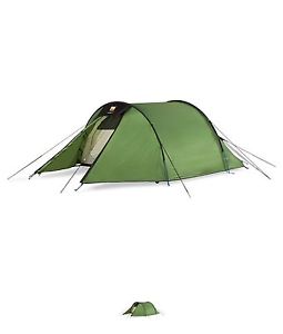 GINNICO Wild Country da Terra Nova Hoolie 3 posti Tenda campeggio Green