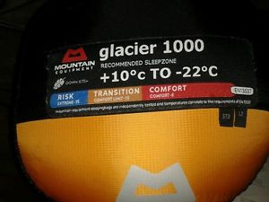 Mountain Equipment Glacier 1000 Dauenschlafsack russet orange Gr. LZ