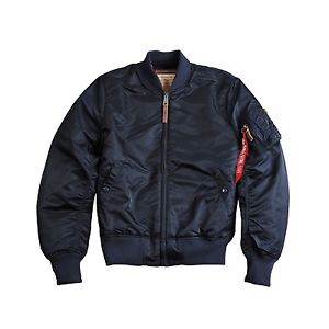 ALPHA INDUSTRIES MA-1 VF 59 REP BLEU VESTE D'AVIATEUR BLOUSON BOMBARDIER