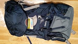 Brand New Osprey Aether 70 Backpack With Tags Midnight Blue, Size M