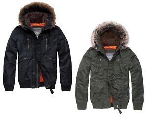 CORDON SPORT BERLIN Hommes Veste D'hiver HARRIS Transition Bomber capuche neuf
