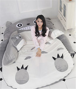 Tonari no Totoro Suave Plush Pearl Algodón Relleno Durmiendo La cama Sofa
