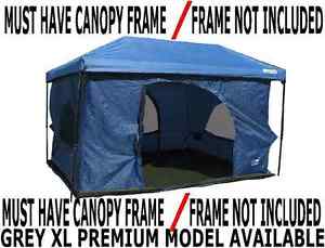Standing Room 100 Family Cabin Camping Tent With 8.5 feet of Head Room, 2 Big Sc