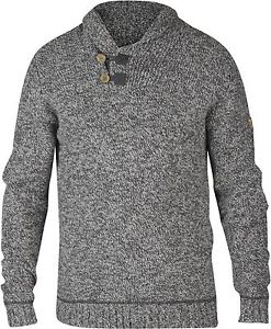 Fjällräven Lada Sweater Casual Men's Sweatshirt Size L grey/dark grey