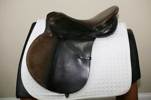 USED ALBION LEGEND 5000 17.5 M BROWN JUMPING SADDLE