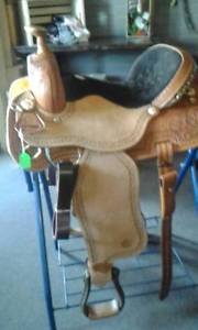 Saddle New 15" Court's Sharon Camarillo Combo Barrel Racing 4976ZAN CLEARANCE