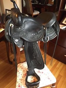 GORGEOUS 16in. CIRCLE Y MODEL 1750 JULIE GOODNIGHT WIND RIVER TRAIL SADDLE