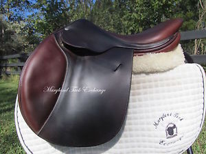 17.5" BEVAL BUTET french close contact jumping saddle- #1short flaps-2005 Model