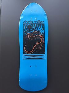 RARE NOS Chris Miller Lizard Skateboard Deck 1987 G&S Vintage