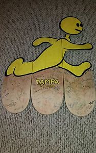 skate park of tampa 20 year skate art signed by 50+ pros Lance mountain doughboy