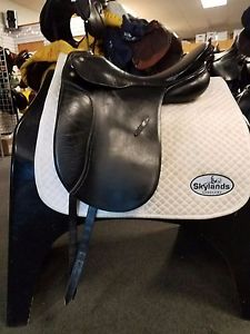 Used Passier Antares Dressage Saddle - Size: 17" - Black