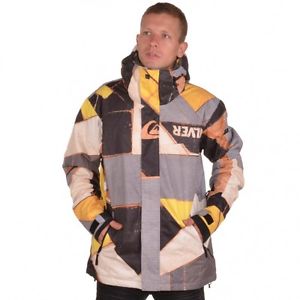 Quiksilver 8K Veste Vestes Vestes Gris Splinter Noir KPMSJ263