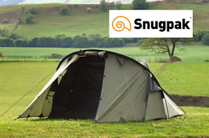 Snugpak "SCORPION 3" Lightweight, 3 Man Expedition & Base Camp Tent, Quick Pitch