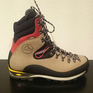 Bergstiefel, La Sportiva Karakorum HC GTX, Leder, Sand/Red, Gr. 46