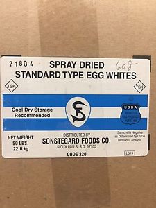 Dried Standard Type Egg Whites (50lbs box)