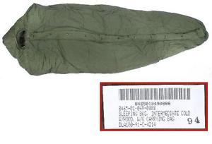 NOI Sacco a pelo 'Intermediate' Originale Stock rimanente Outdoor Campeggio
