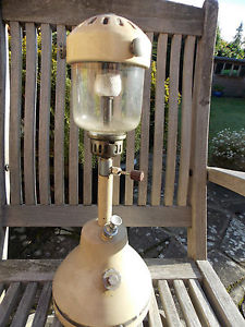 Rare Vintage Bialaddin Model Tio  pressure Table  Lamp With original instructio
