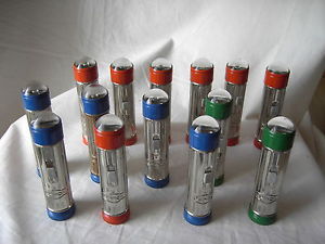 KONVOLUT 14 DAIMON STAB TASCHENLAMPEN UNGEBRAUCHT MIT UND OHNE BIRNE-SELTEN-RAR-