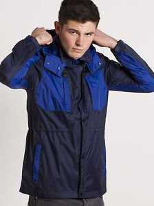 Hommes Weekend Offender Ton Sur Ton Veste Créateur Capuche Anorak Bomber Parka