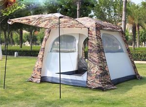 5-8 Persons POP UP Double Lining Outdoor Waterproof Beach Camping Hiking Ten #