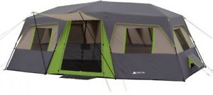 12-Person Ozark Trail Instant Cabin Tent Steel Frame Outdoor Camping Shelter