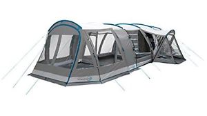 Easy Camp Palmdale 600A Tenda a tunnel da 6 persone, colore: grigio/argento