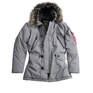 ALPHA INDUSTRIES N3B VF RÉFLÉCHISSANT PARKA EN AVEC CAPUCHE