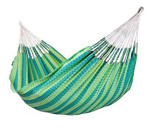 Indoor Outdoor Handmade Soft Cotton Double Hammock 1-2 Person Carolina Spring
