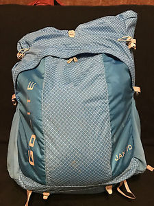 GoLite Jam 70 Size Women's Medium Ultralight Blue Backpack Hiking Camping  - EUC