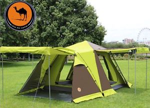 NEW Camel  Waterproof 4 Person Family Camping Instant Tent Hiking Outdoor Tents