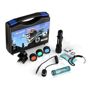 Olight M20SX Hunting Kit Torch 820 Lumens CREE LED Tatical Flashlights IPX8 370M