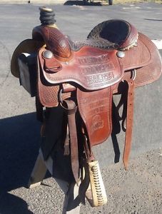 15.5" Billy Cook Classics Roping Saddle  Made in Sulphur, OK Trophy Saddle