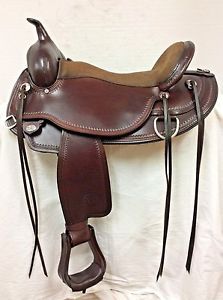 Circle Y Saddlery 18" Omaha Western Flex Trail #1554 New Full Quarter Horse Bars