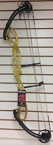 NEW PSE 2017 XPRESSION 50-60# HIGH VOLTAGE YELLOW TARGET BOW 26-31.5" DRAW