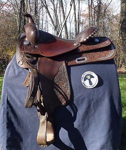CIRCLE Y 16" PARK & TRAIL WESTERN SADDLE 0414