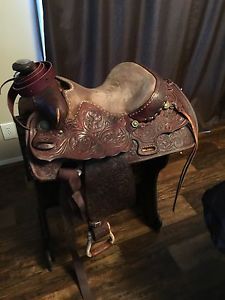 Leather Western Saddle 15