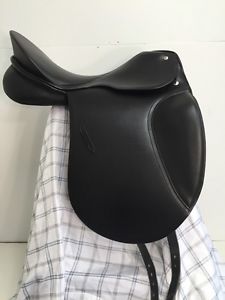 Passier Hubertus Schmidt Dressage Saddle Black 18" Made in Germany New
