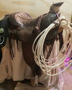 Vintage J. Harry Rowell Roper Saddle