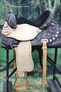 T316B1RO HILASON FLEX-TREE BARREL RACING TRAIL RIDING WESTERN SADDLE 14 15 16 17