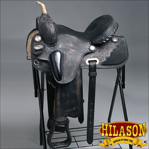 HILASON WESTERN DRESSAGE FLEX TREE BARREL RACING TRAIL SADDLE 14 15 16 17